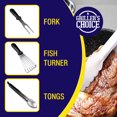 thumbnail image 3 of grillers choice 32 Piece griddle Accessories Set Metal Spatulas - commercial Heavy Duty Stainless Steel,Flat Top,grill,Indoor-Outdoor,Hibachi,BBQ gril, 3 of 3