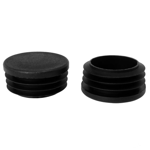 Unique Bargains 40mm 1.57' OD Plastic Tube Inserts Pipe 2pcs 1.46'-1.54' Inner Dia Bench Feet