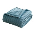 thumbnail image 2 of Couverture Jetée en Molleton Douce et Confortable pour Canapé Lit Sofa / Enveloppe Chaude pour Se Blottir pour Usage Intérieur / Lavable à la Machine Couverture Légère de Voyage pour Sieste pour Salon Chambre, 2 of 6