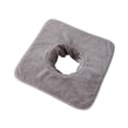 thumbnail image 3 of Bunblic 2xSPA Massage Table Towel with Face Hole Coral Velvet Reusable Soft for Beauty Gray 2 Pcs, 3 of 8