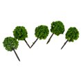 thumbnail image 2 of 50 Pieces Ball Shaped Model Scenery 1:150 Trees DIY Landscape Scenery N Scale Grass Green, 2 of 7