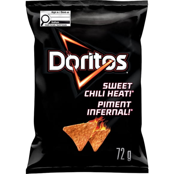 Doritos Sweet Chili Heat! Flavoured Tortilla Chips.