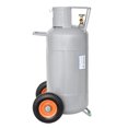 thumbnail image 1 of Flame King Propane Tank YSN40HOG 40 Pounds; Horizontal And Vertical Mount; With POL And Wheels, 1 of 2