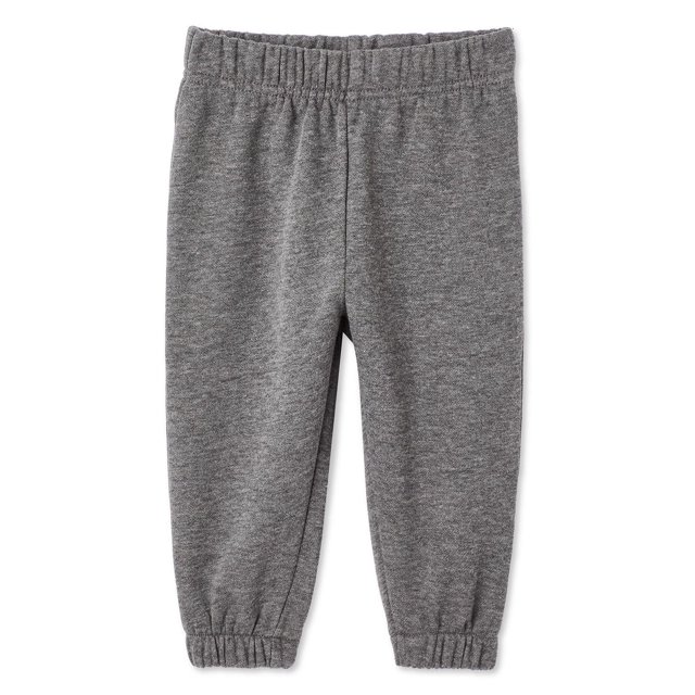 George Pantalon jogger en Molleton Gris pour Bébés, Incluant le Genre, avec Taille et Poignets Élastiqués, Fabriqué en Tricot Polaire Doux à Coupe Décontractée, Idéal pour les Bas pour Bébé Garçon et les Journées Plus Fraîches, Convient aux Bébés de 0 à 24 Mois.