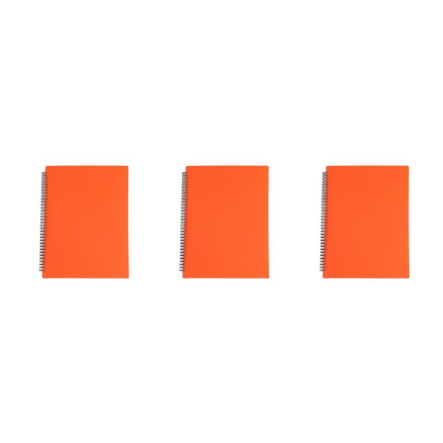 Baohd A4 Musique Feuille de Dossier de Musique Propre et Bien Rangé Léger et Portable Largement Utilisé orange 3Set