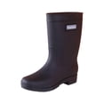 thumbnail image 1 of Milaget Bottes de Pluie pour Femmes Imperméables Mi-Mollet Bottes de Pluie pour Extérieur Voyage Randonnée Noir Taille EU 38, 1 of 9