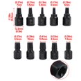 thumbnail image 1 of 10Pcs Screw Extractor Damaged Screw Remover Set Metal Easy Out Drill Bits Broken Bolt Stud Remover Multi-Spline Screw Extractor, 1 of 7
