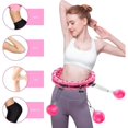 thumbnail image 4 of Removable Smart Hula Hoop, Fitness Hula Hoop, with Massage Spikes and 24 Removable Adjustable Pieces, Suitable for Adults, 4 of 4