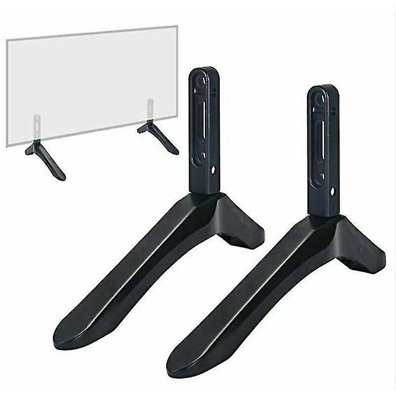 Universal TV Stand Base Bracket For 32-65 Inch Samsung Vizio Sony Lcd Tv Not For Lg Tv Black TV Stand Table Stand 2pcs