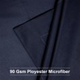 thumbnail image 2 of PiccoCasa Soft 1800 Microfiber Oxford Pillowcases 2Pcs, Queen Navy, 2 of 7