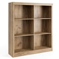 thumbnail image 3 of GloryStar 6-Cube Modern Bookcase, 53" High Storage Bookshelf with Anti-Tip Design, Freestanding Organizer for Any Room, 3 of 6