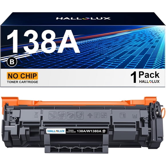 138A Cartouche de Toner Noire Compatible de Remplacement pour Hp 138A Cartouche de Toner Laserjet Noire W1380A 138X W1380X pour Imprimante Hp Laserjet Pro 3001Dw Mfp 3001Fdw Encre 1 Pack Noir
