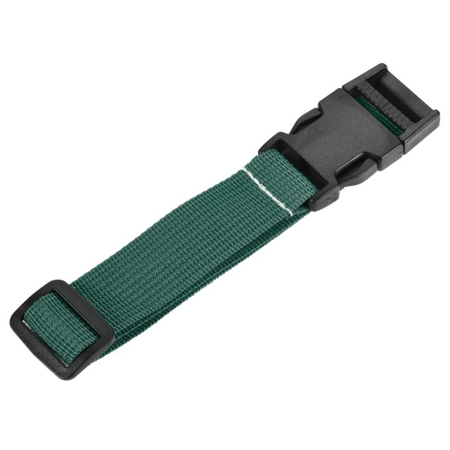Unique Bargains Suitcase Belts with Quick Release Buckle Luggage Straps, Light Green