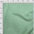 thumbnail image 3 of oneOone Viscose Chiffon Green Fabric Asian Block Craft Projects Decor Fabric Printed By The Yard 42 Inch Wide, 3 of 4