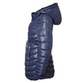 thumbnail image 3 of Sportoli Womens Winter Coat Reversible Faux Fur Lined Quilted Puffer Jacket - Navy (2X), 3 of 7