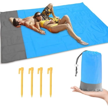 EGNMCR Camping et Randonnée Grande Couverture de Plage Couverture de Pique-Nique Tapis de Sol Pliant Couverture de Plage de Camping Extérieur