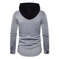 thumbnail image 3 of DPTALR Cardigan Homme Automne et Hiver Pull à Capuche Décontracté Grand Manteau Multicolore, 3 of 3