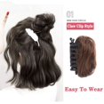 thumbnail image 4 of Postiches Chignon Spatial Mini Pince à Griffes Chignon Cheveux Oreilles de Chat Décoiffées Extension de Cheveux Beigne Chignon, 4 of 6