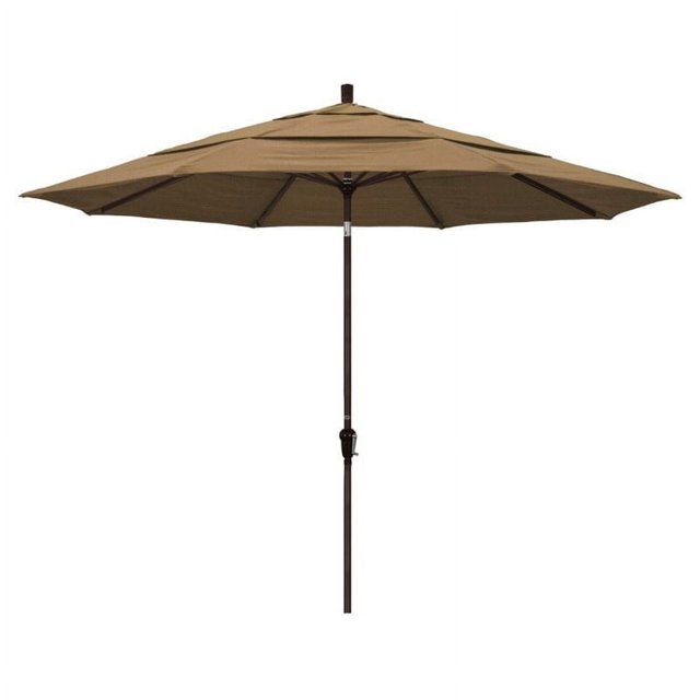 California Umbrella Parasol de Patio 11 Pieds en Paille