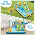 thumbnail image 2 of Costway Inflatable Water Slide Giant Kids Bounce House Park Splash Pool without Blower, 2 of 10