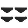 thumbnail image 1 of Shisuyan 4 Pcs Poignées de Tiroir Triangle Poignées d'Armoire en Forme de Triangle Poignées de Commode en Aluminium, 1 of 8