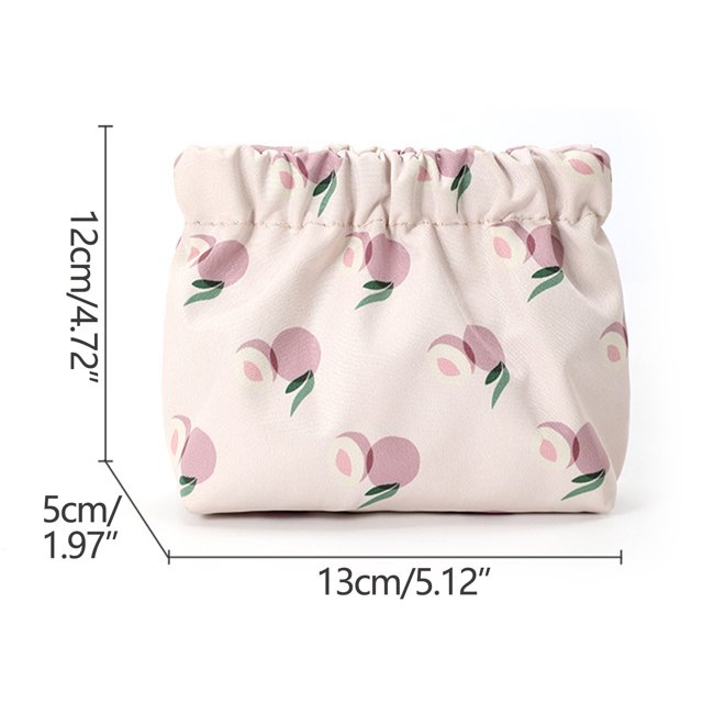 Pompotops Sac de Rangement pour Rouge à Lèvres Imprimé Shrapnel Sac de Changement de Clé Sac Cosmétique Petit Sac Sac de Cabine Sac de Rangement Portable Dessin Animé Mini Sac de Rangement Liquidation