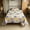Multicolor #3, variant on Flat Sheet Bed Sheet for Full Size Bed - Floral Pattern Breathable Polyester Flat Sheets for Women Men Kids - Easy Clean Bedding for Home Dormitory Pet Hair Resistant - 230x250 cm Double Bed Sheet