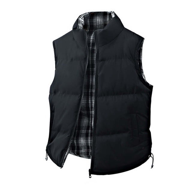 Cardigans pour Hommes, Chandails Sans Manches à Capuche à Fermeture Éclair, Chauds et Tendance