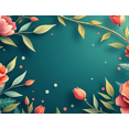 thumbnail image 4 of Floral Themed Colorful Backdrop Banner with Butterflies and Berries Spring Party Decorations Background Photo Booth Props Garden Gatherings Outdoor Celebrations, 4 of 4