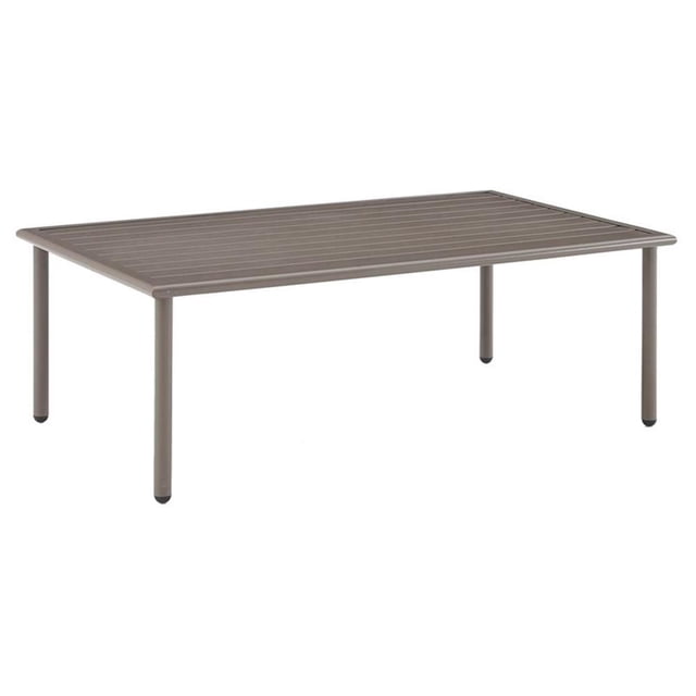 Crosley Furniture Cali Bay Table Basse d'Extérieur Moderne en Métal, Brun Pâle