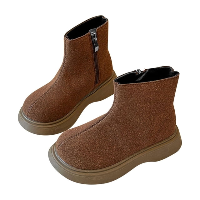 British Style Short Boots for Older Girls, Fashionable Fall Girls' Boots