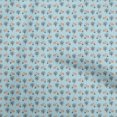 thumbnail image 1 of oneOone Cotton Flex Light Blue Fabric Animal Craft Projects Decor Fabric Printed By The Yard 40 Inch Wide, 1 of 5