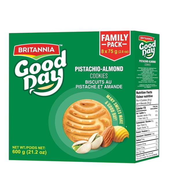 Britannia Goodday Pista Badam 600 G