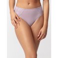 thumbnail image 2 of FEM intimates Cotton Spandex High Cut Panties w/ Lace Insert - 3Pk, 2 of 4