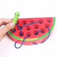 thumbnail image 4 of Wooden Lacing Threading Toys Wood Block Puzzle Travel Game -ssxjv, 4 of 5