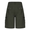 thumbnail image 4 of LSLJS Men Casual Fashion Solid Shorts With Multi-pocket Button Zipper Shorts Pants, Mens Shorts Summer Clothes, 4 of 5