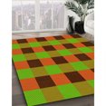 thumbnail image 3 of Ahgly Tapis Rectangulaire Lavable en Machine, Vert Pistache, 8 Pieds x 12 Pieds, 3 of 7
