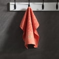 thumbnail image 1 of Qaailabf 13x13 Inch Square Face Towel Cotton Blend Quick Dry Bath Towel Ultra Soft Absorbent Wash Cloth for Bathroom Spa Hotel Home Daily Use, Machine Washable Single pcs White Orange Gray Blue Dark, 1 of 6