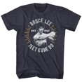 thumbnail image 1 of Bruce Lee Circle Burst Navy Heather T-Shirt, 1 of 1