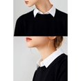 thumbnail image 4 of Blouse Dickie Blanche Factice Détachable Col Factice pour Femmes Accessoire Élégant Pièce de Superposition, 4 of 9