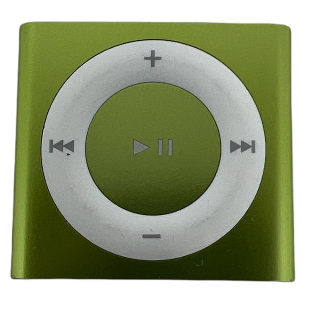 iPod 4th Gen 2GB Lime Green Shuffle, MP3 Player, Like New, In