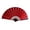 Red, variant on Folding Hand Fan Folding Pattern Dance Wedding Banquet Lace Folding Hand Color Fanhand Fans for Weddings
