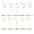 thumbnail image 4 of 10Pcs Table Number Holder Wedding Note Holder Circle Business Card Holder Ornaments Cute Shape Elegant Electroplating Charming, 4 of 8