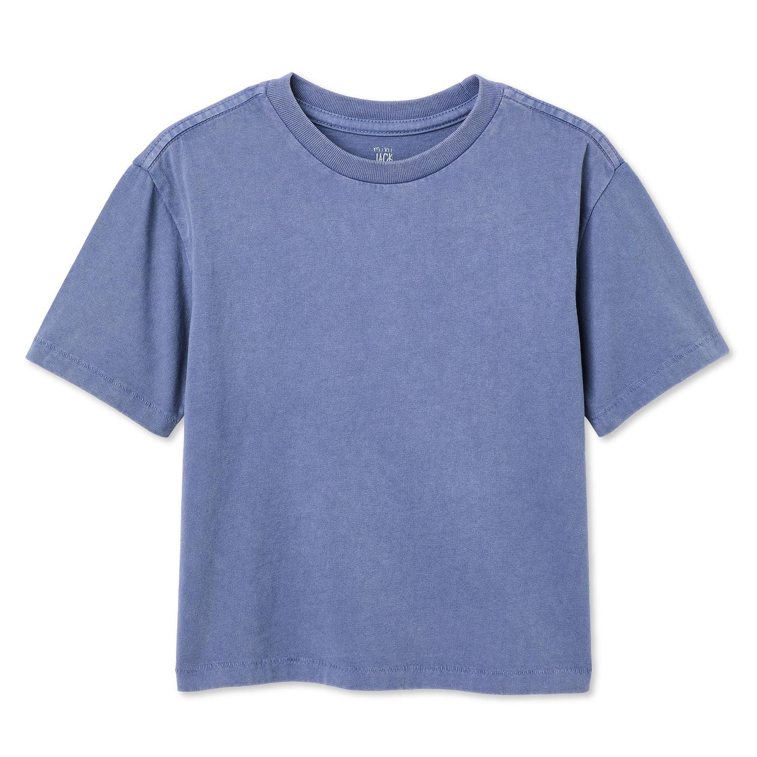 T-shirt délavé à manches courtes et encolure ras du cou miniJACK collection non genrée pour tout-petits