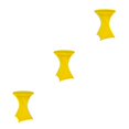 thumbnail image 4 of ZheElen Easy Care Stretch Round Tablecloth Versatile And Environmentally Friendly yellow 3Set, 4 of 6