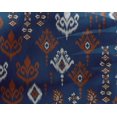 thumbnail image 4 of oneOone Georgette Viscose Fabric Block & Geometric Ikat Print Fabric By Yard 42 Inch Wide, 4 of 4