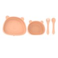 thumbnail image 2 of 4pcs Kids Dinnerware Set Toddler Utensils And Toddler Plates Panda Shape Plate, 2 of 8