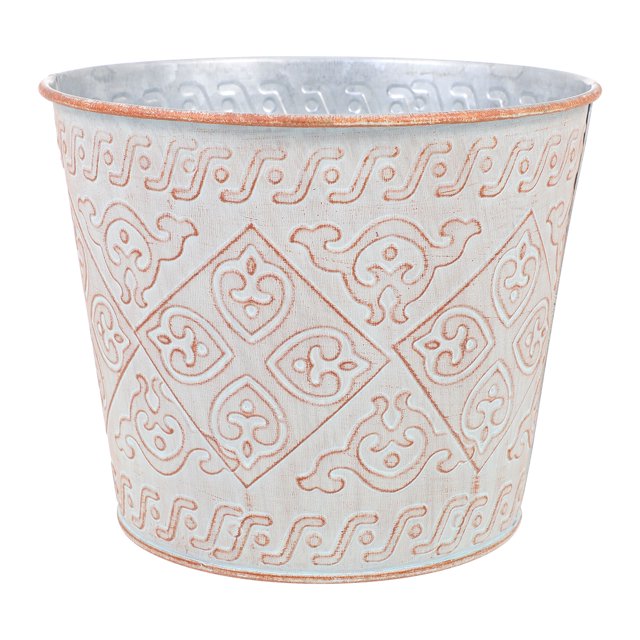 MasteelfCA Pot de Fleurs en Fer Style Pastoral Seau à Fleurs Support de Fleurs