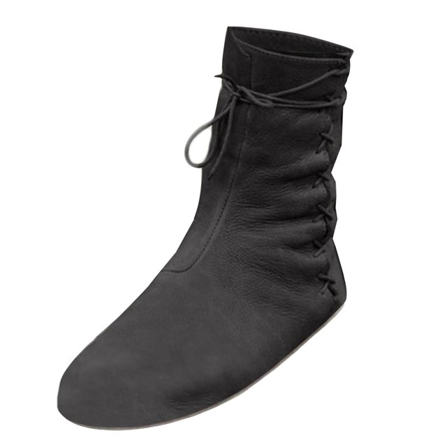 NOKIO Bottes Mi-Mollet Unisexes pour le Printemps, l'Été et l'Automne, Bottes de Performance Rétro Décontractées Unies au Design Confortable et Durable
