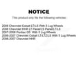 thumbnail image 2 of Transit Auto Rear Brake Drum Shoes and Spring Kit for Car Chevrolet Cobalt Pontiac G5 HHR K8N-100372, 2 of 11
